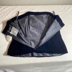 Rare Chanel Black Velvet Corset Bustier so Fr38